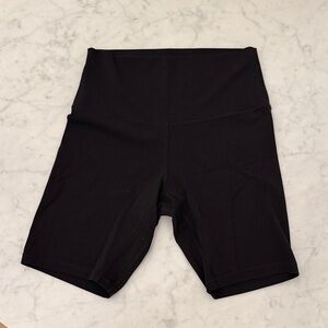 Lululemon Athletica Midnight Black Bike Shorts Align